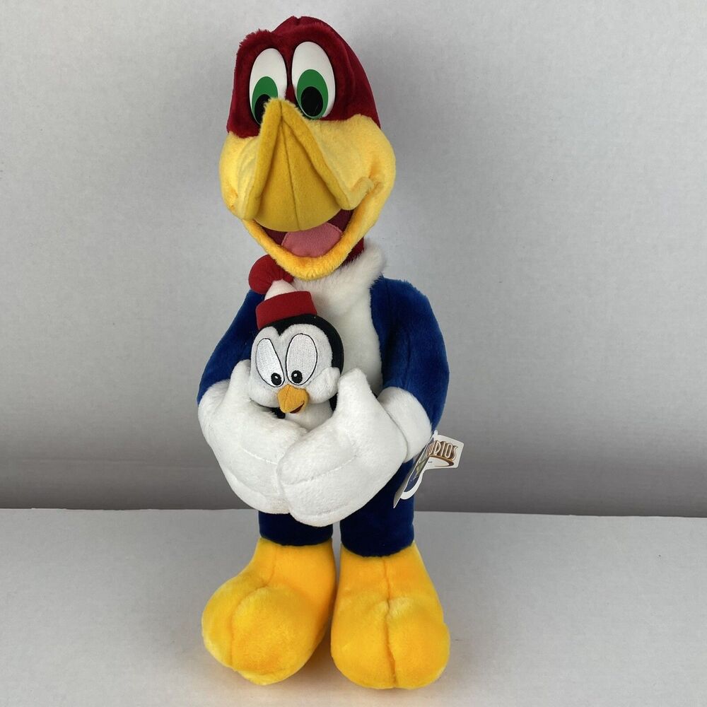 Universal Studios Woody Woodpecker and Chilly Willy Plush 18.5”